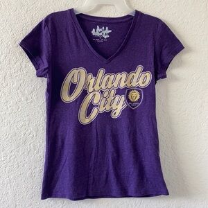 ✅Women MLS Orlando City Soccer Top Tee Shirt M